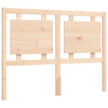 Solid Wood Bed Frame with Headboard 120x200 cm | Hipo Market