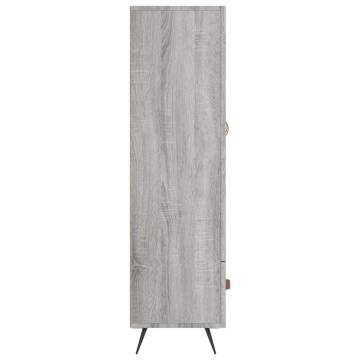 Stylish Highboard Grey Sonoma 69.5x31x115 cm | Hipo Market