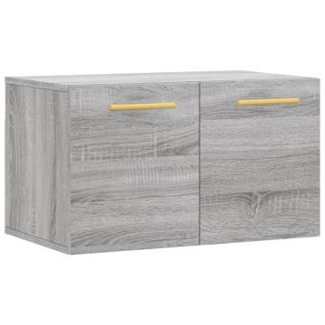 Wall Cabinet Grey Sonoma - 60x36.5x35 cm Engineered Wood