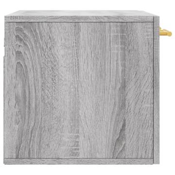 Wall Cabinet Grey Sonoma - 60x36.5x35 cm Engineered Wood