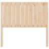 Stylish Solid Wood Pine Bed Headboard | 105.5x4x100 cm