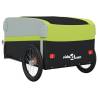 Bike Trailer Black & Green - 45 kg Iron | HipoMarket UK