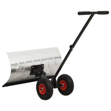 Manual Snow Shovel with Wheels | Easy Snow Removal Tool