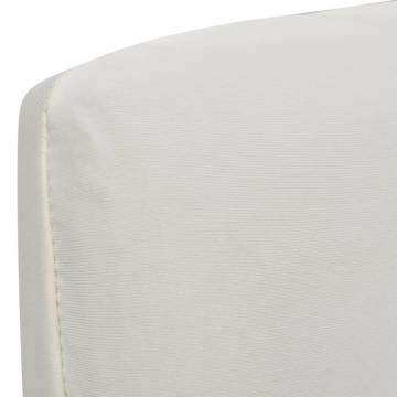 Straight Stretchable Chair Cover 4 Pcs - Cream | HipoMarket