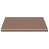 Replacement Fabric for Awning Brown 4.5x3.5 m | Hipo Market