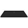 Black Rectangular ABS Shower Base Tray 80x120 cm | Hipomarket