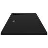 Black Rectangular ABS Shower Base Tray 80x120 cm | Hipomarket