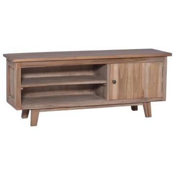 Solid Teak Wood TV Cabinet - 100x30x40 cm | Hipomarket