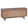 Solid Teak Wood TV Cabinet - 100x30x40 cm | Hipomarket