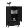 Stylish Highboard Black 69.5x31x115 cm - Hipomarket UK