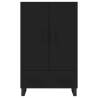 Stylish Highboard Black 69.5x31x115 cm - Hipomarket UK