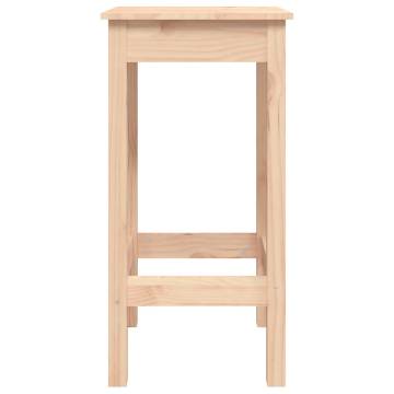 Bar Stools 2 pcs - Solid Pine Wood, Stylish & Durable