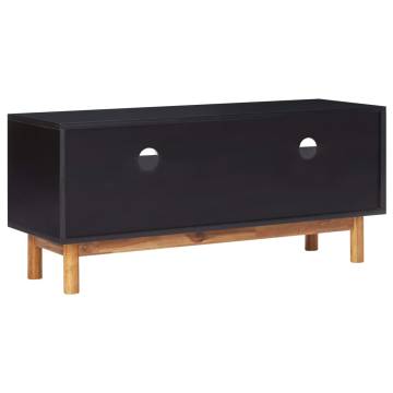 Stylish Acacia Wood TV Cabinet - 100x35x45 cm | Hipo Market