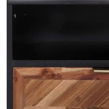 Stylish Acacia Wood TV Cabinet - 100x35x45 cm | Hipo Market