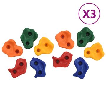 30 pcs Multicolour Climbing Stones for Kids - Hipo Market