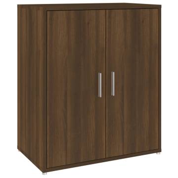 Elegant Brown Oak Shoe Cabinet - Efficient Storage Solution