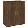 Elegant Brown Oak Shoe Cabinet - Efficient Storage Solution