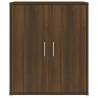 Elegant Brown Oak Shoe Cabinet - Efficient Storage Solution