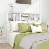 Headboard Cabinet High Gloss White 140x19x103.5 cm Colour high gloss white Size 140 x 19 x 103.5 cm Quantity in Package 1 