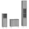 3 Piece Grey Bathroom Cabinet Set | Stylish & Practical Storage