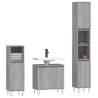 3 Piece Grey Bathroom Cabinet Set | Stylish & Practical Storage