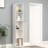 Book Cabinet High Gloss White 40x30x189 cm Engineered Wood Colour high gloss white Size 40 x 30 x 189 cm Quantity in Package 1 