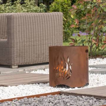 RedFire Kiruna Handmade Garden Fireplace - Rustic Atmosphere