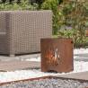 RedFire Kiruna Handmade Garden Fireplace - Rustic Atmosphere