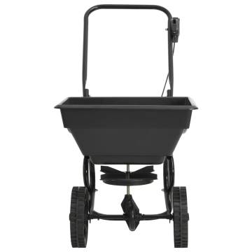 Walk Behind Salt Spreader - PVC & Steel, 15L Capacity