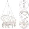 Hammock Swing Chair 80 cm Beige Colour beige Quantity in Package 1 