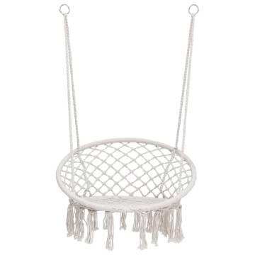 Hammock Swing Chair 80 cm Beige - Fun & Safety for Kids