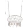 Hammock Swing Chair 80 cm Beige - Fun & Safety for Kids