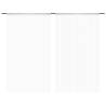 String Curtains 2 pcs 100x250 cm White - Stylish & Versatile