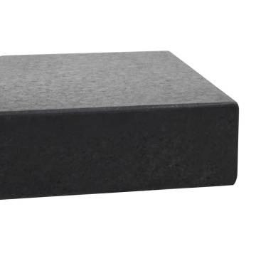 Granite Parasol Base 25 kg - Rectangular Black