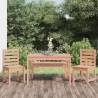 4 Piece Garden Dining Set - Solid Douglas Wood | HipoMarket