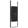 Folding Shower Enclosure ESG 80x140 cm Black - HipoMarket