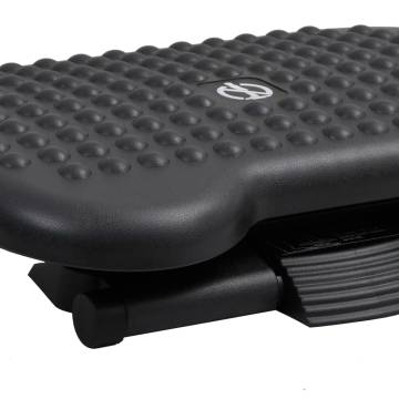 Ergonomic Footrest Black - 46x34.5cm for Comfort & Relief