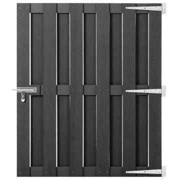 Garden Gate WPC 100x112 cm Grey | Durable & Stylish Entry Point