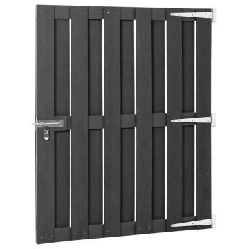 Garden Gate WPC 100x112 cm Grey | Durable & Stylish Entry Point