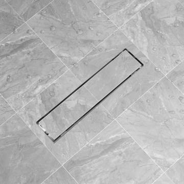 Linear Shower Drain 530x140 mm | Stylish Stainless Steel Design