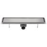 Linear Shower Drain 530x140 mm | Stylish Stainless Steel Design