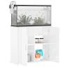 High Gloss White Aquarium Stand - 81x36x73 cm | Hipo Market