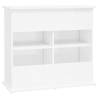 High Gloss White Aquarium Stand - 81x36x73 cm | Hipo Market