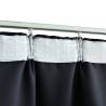 Blackout Curtains with Hooks - Anthracite 140x175 cm | HipoMarket