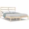 Solid Wood Pine Bed Frame 140x190 cm - Stylish & Durable