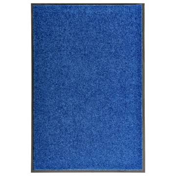 Washable Blue Doormat 60x90 cm - Keep Dirt Outside