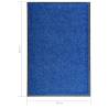 Washable Blue Doormat 60x90 cm - Keep Dirt Outside