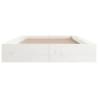 White Solid Wood Bed Frame 100x200 cm | Hipomarket UK