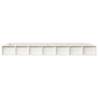 White Solid Wood Bed Frame 100x200 cm | Hipomarket UK