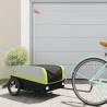 Bike Trailer Black and Green 45 kg Iron Colour green Size 126 x 63 x 50 cm 